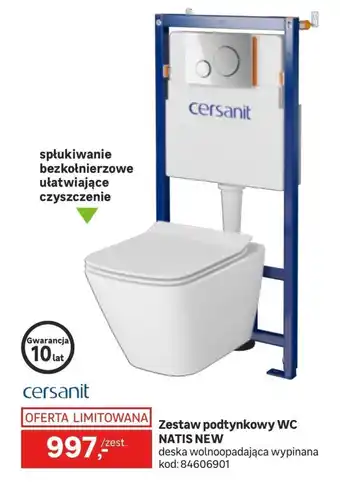 Leroy Merlin Zestaw podtynkowy Cersanit oferta