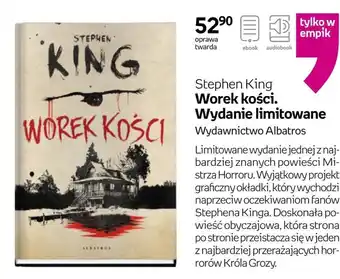 Empik Worek kości. Wydanie limitowane Stephen King oferta