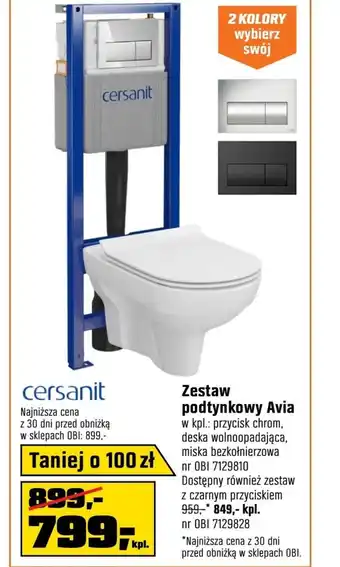 OBI Zestaw podtynkowy Cersanit oferta