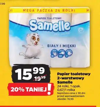 Netto Papier toaletowy 2-warstwowy Samelle oferta