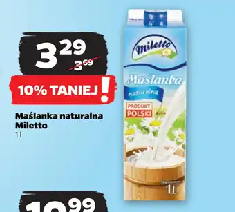 Netto Maślanka naturalna Miletto oferta