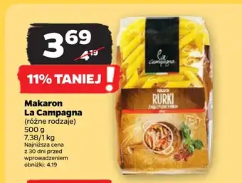 Netto Makaron La Campagna oferta