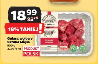 Netto Gulasz wołowy Sztuka Mięsa oferta