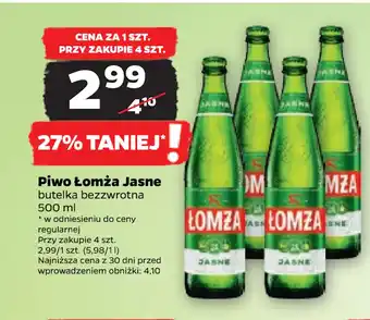 Netto Piwo Łomża Jasne oferta
