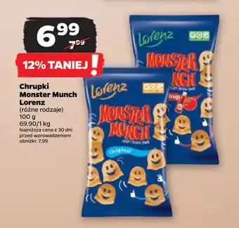 Netto Chrupki Monster Munch Lorenz oferta