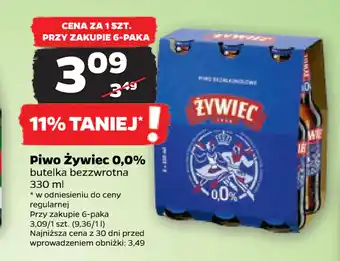 Netto Piwo Żywiec 0,0% oferta
