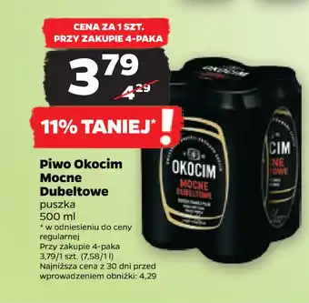 Netto Piwo Okocim Mocne Dubeltowe oferta