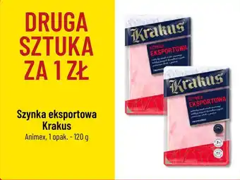 Polomarket Szynka eksportowa Krakus Animex 120 g oferta