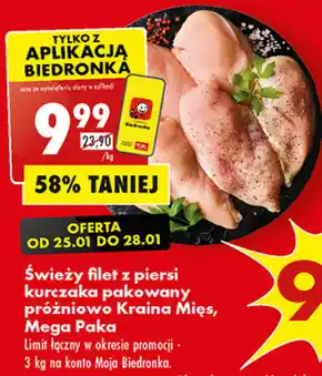 Biedronka Filet z piersi kurczaka Kraina Mięs oferta