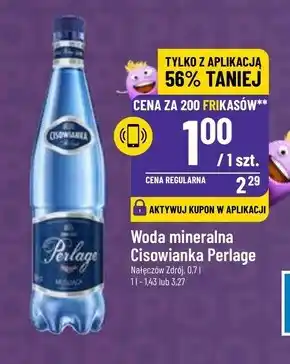 Polomarket Cisowianka Perlage Naturalna woda mineralna musująca niskosodowa 700 ml oferta