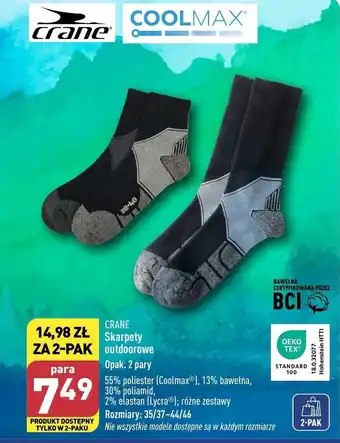 ALDI Skarpety Crane oferta