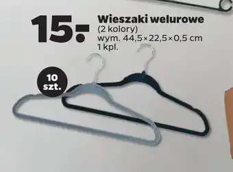 Netto Wieszaki welurowe oferta