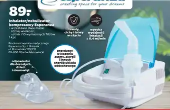 Netto Inhalator/nebulizator kompresowy Esperanza oferta