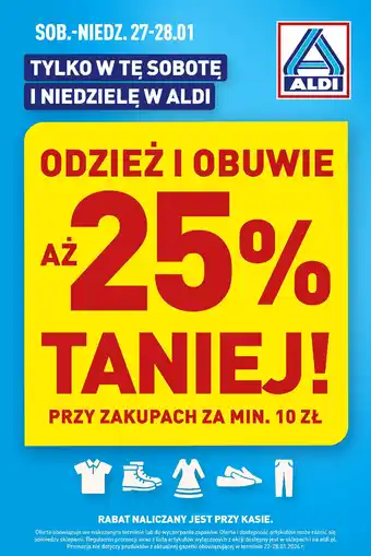 ALDI ODZIEŻ I OBUWIE oferta