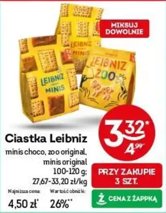 Żabka Ciastka Leibniz 100-120 g oferta