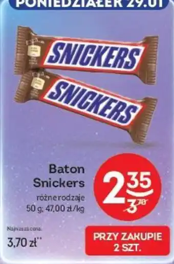 Żabka Baton Snickers 50 g oferta