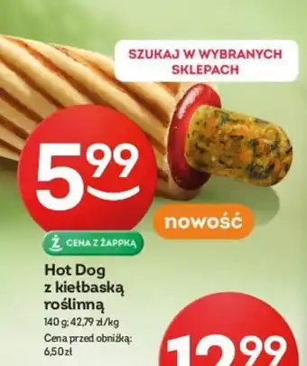 Żabka Hot Dog z kiełbaską roślinną 140 g oferta
