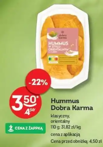 Żabka Hummus Dobra Karma 110 g oferta