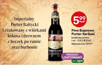 Piwo Bojanowo Porter Karibski 330 ml