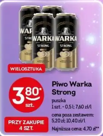 Żabka Piwo Warka Strong 500 ml oferta