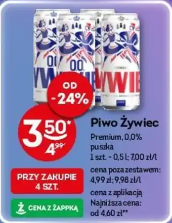 Żabka Piwo Żywiec 500 ml oferta