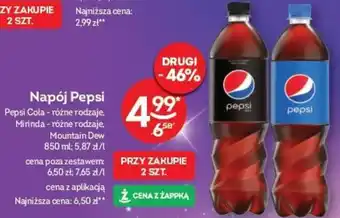 Żabka Napój Pepsi 850 ml oferta