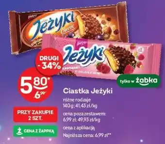 Żabka Ciastka Jeżyki 140 g oferta