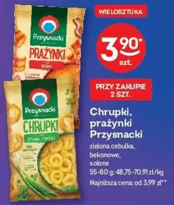 Żabka Chrupki, prażynki Przysnacki 55-80 g oferta
