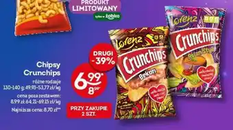 Żabka Chipsy Crunchips 130-140 g oferta