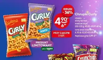 Żabka Chrupki Curly 100-120 g oferta