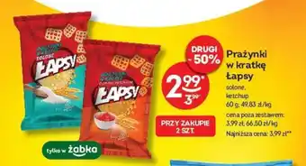 Żabka Prażynki w kratkę Łapsy oferta