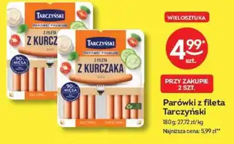 Żabka Parówki z fileta Tarczyński 180 g oferta