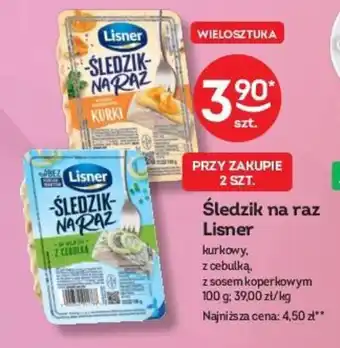 Żabka Śledzik na raz Lisner 100 g oferta