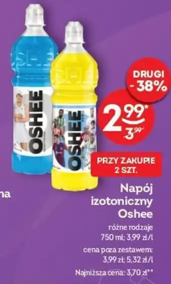 Żabka Napój izotoniczny Oshee 750 ml oferta