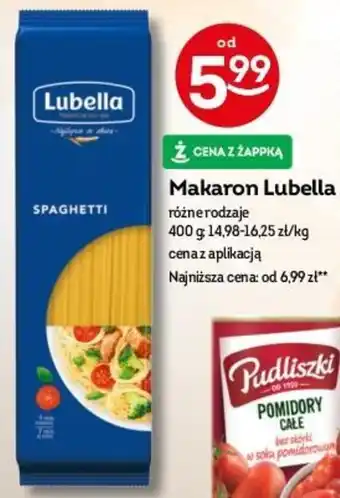 Żabka Makaron Lubella 400 g oferta
