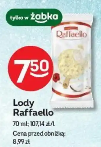 Żabka Lody Raffaello 70 ml oferta