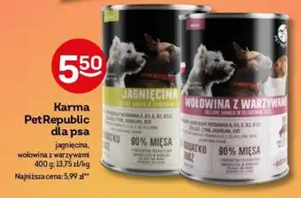 Żabka Karma Pet Republic dla psa 400 g oferta