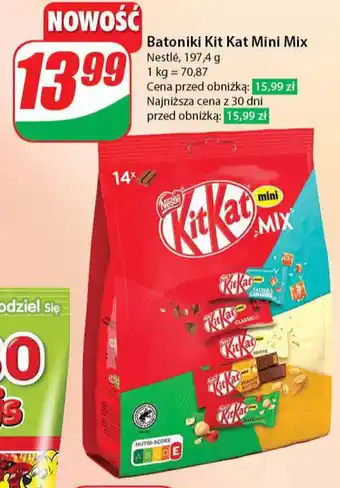 Dino Batoniki Kit Kat Mini Mix 197,4 g oferta