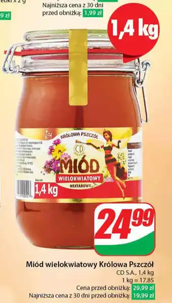 Dino Miód wielokwiatowy Królowa Pszczół 1,4 kg oferta