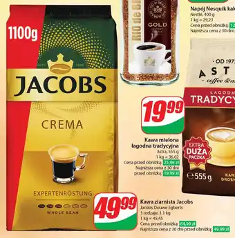 Dino Kawa ziarnista Jacobs Jacobs 1,1 kg oferta