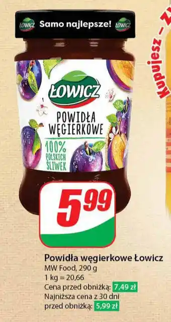 Dino Powidła węgierkowe Łowicz 290 g oferta