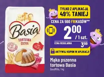 Polomarket Mąka pszenna tortowa Basia 1 kg oferta