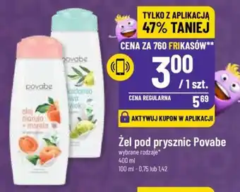Polomarket Żel pod prysznic Povabe 400 ml oferta