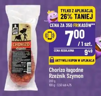 Polomarket Chorizo łagodne Rzeźnik Szymon 200 g oferta