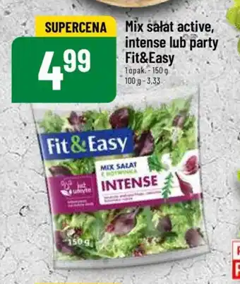 Polomarket Mix sałat active, intense lub party Fit&Easy 1opak. - 150 g oferta