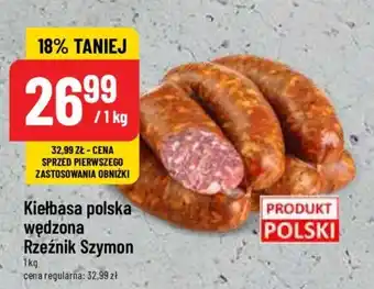 Polomarket Kiełbasa polska wędzona Rzeźnik Szymon 1 kg oferta