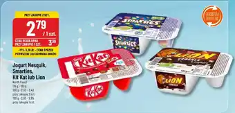 Polomarket Jogurt Nesquik, Smarties, Kit Kat lub Lion 115-120 g oferta