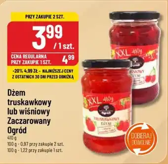 Polomarket Dżem truskawkowy lub wiśniowy Zaczarowany Ogród 410 g oferta