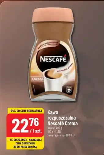 Polomarket Kawa rozpuszczalna Nescafé Crema 200 g oferta