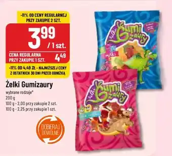 Polomarket Żelki Gumizaury 200 g oferta